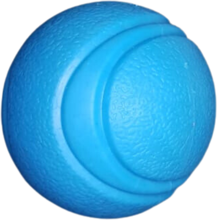 Brinquedo Kroco Bola Maciça Pula-Pula Azul para Cães - Tam. P