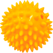 Brinquedo Kroco Bola Spike Amarelo para Cães - Tam. Único