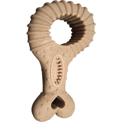 Brinquedo Kroco Mordedor Oak Fill Bege para Cães