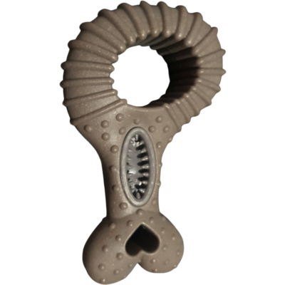 Brinquedo Kroco Mordedor Oak Fill Marrom para Cães