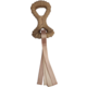 Mordedor Kroco Texturizado Wood com Fita Bege para Cães