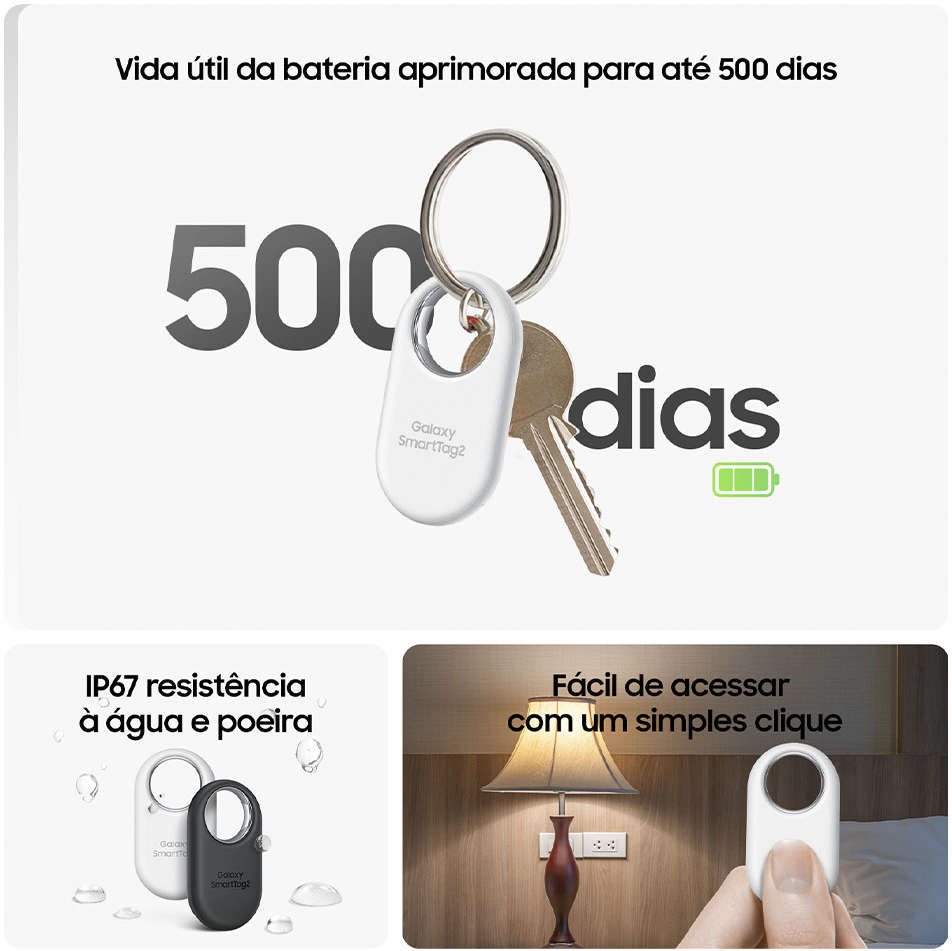 Samsung Galaxy Smart Tag2 Branco - Tam. Único