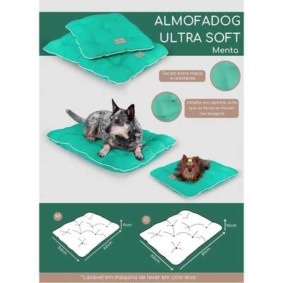 Almofada Almofadog Ultra Soft Menta