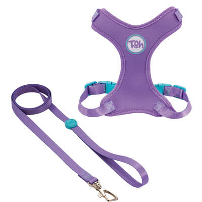 Conjunto Peitoral H Neo U Lilás para Gatos