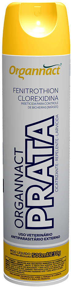 Antiparasitário Organnact Prata Mata Bicheira - 500 mL