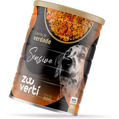 Alimento Natural Papapets Zooverti Sensive para Cães