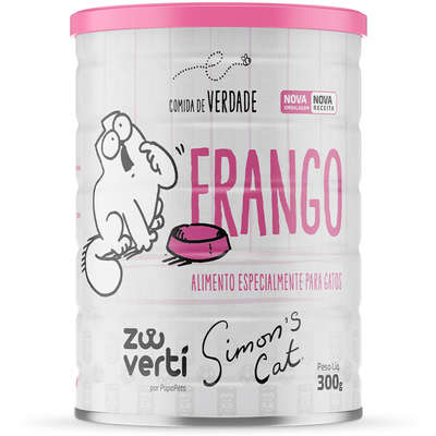 Ração Úmida Papapets Simon's Cat Frango para Gatos