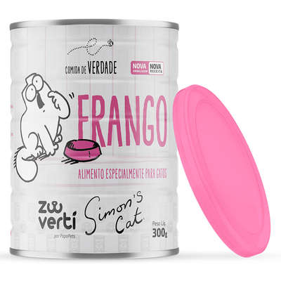 Ração Úmida Papapets Simon's Cat Frango para Gatos