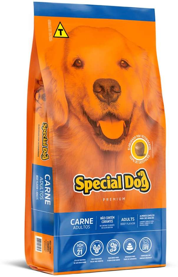 Ração Special Dog Premium Carne para Cães Adultos - 20Kg