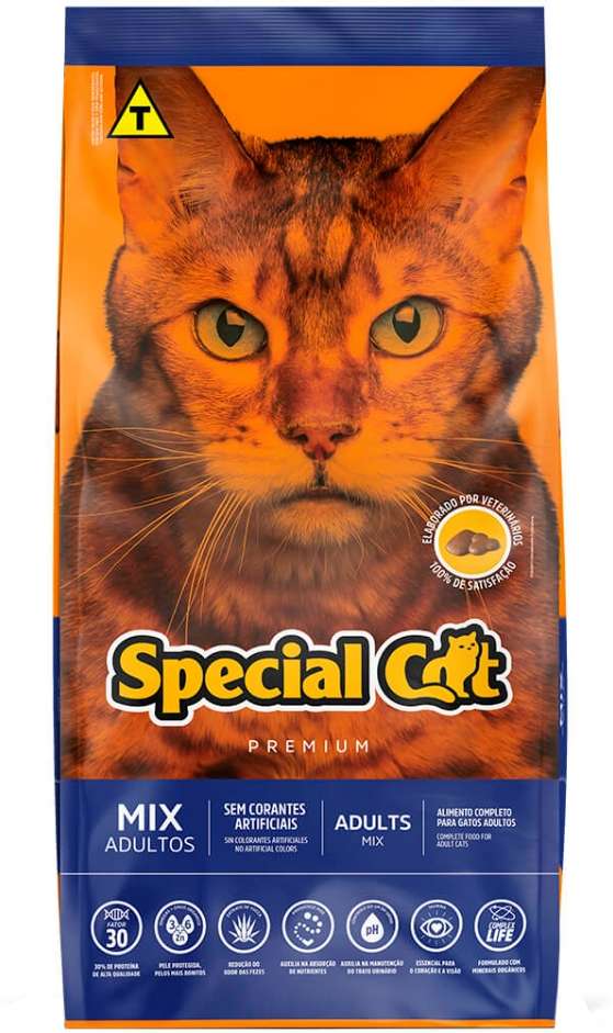 Ração Special Cat Mix Premium para Gatos Adultos - 20Kg