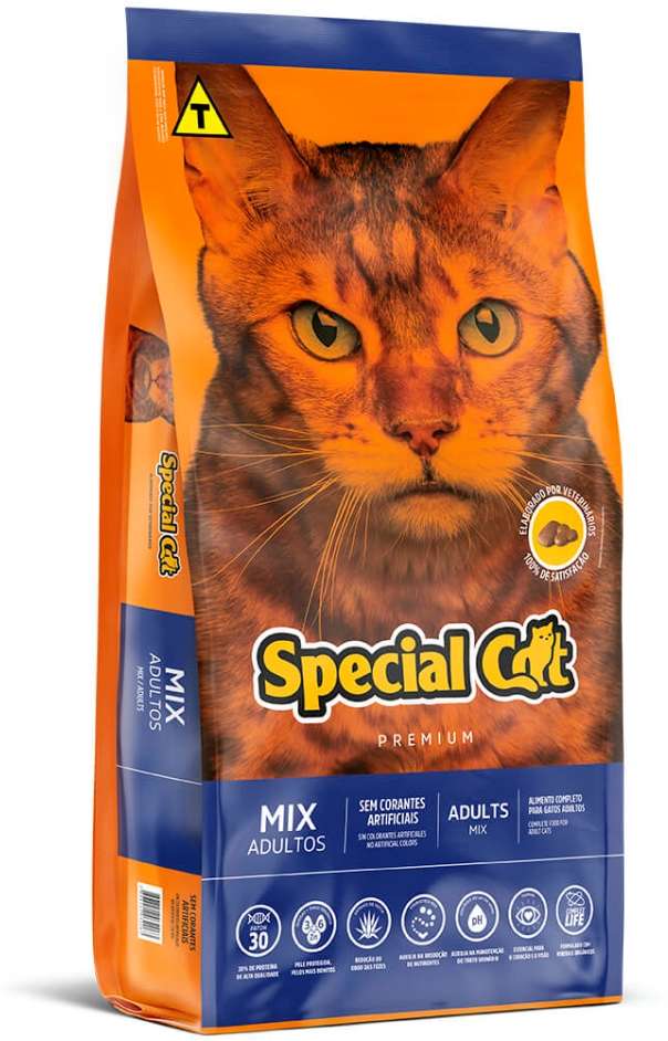 Ração Special Cat Mix Premium para Gatos Adultos - 20Kg