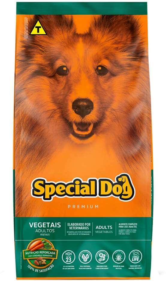 Ração Special Dog Premium Vegetais para Cães Adultos - 20Kg