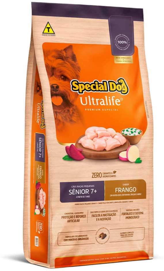 Ração Special Dog Sênior Premium para Cães Adultos de Raças Pequenas - 15Kg