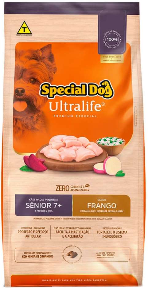 Ração Special Dog Sênior Premium para Cães Adultos de Raças Pequenas - 15Kg