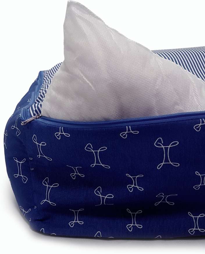 Cama Meau Munique Azul Marinho - Tam. GG