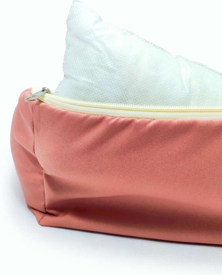 Cama Meau Faixa Rosa - Tam. M