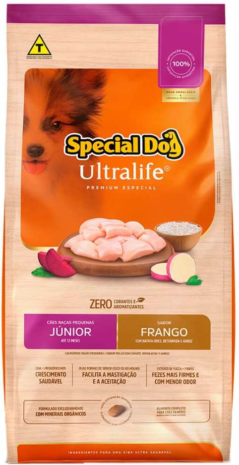 Ração Special Dog Ultralife para Cães Filhotes de Raças Pequenas - 15Kg