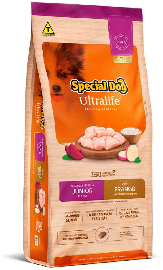 Ração Special Dog Ultralife para Cães Filhotes de Raças Pequenas - 15Kg