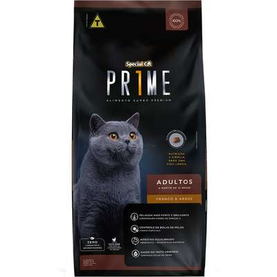 Ração Special Cat Prime Frango e Arroz para Gatos Adultos