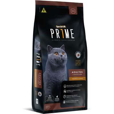 Ração Special Cat Prime Frango e Arroz para Gatos Adultos