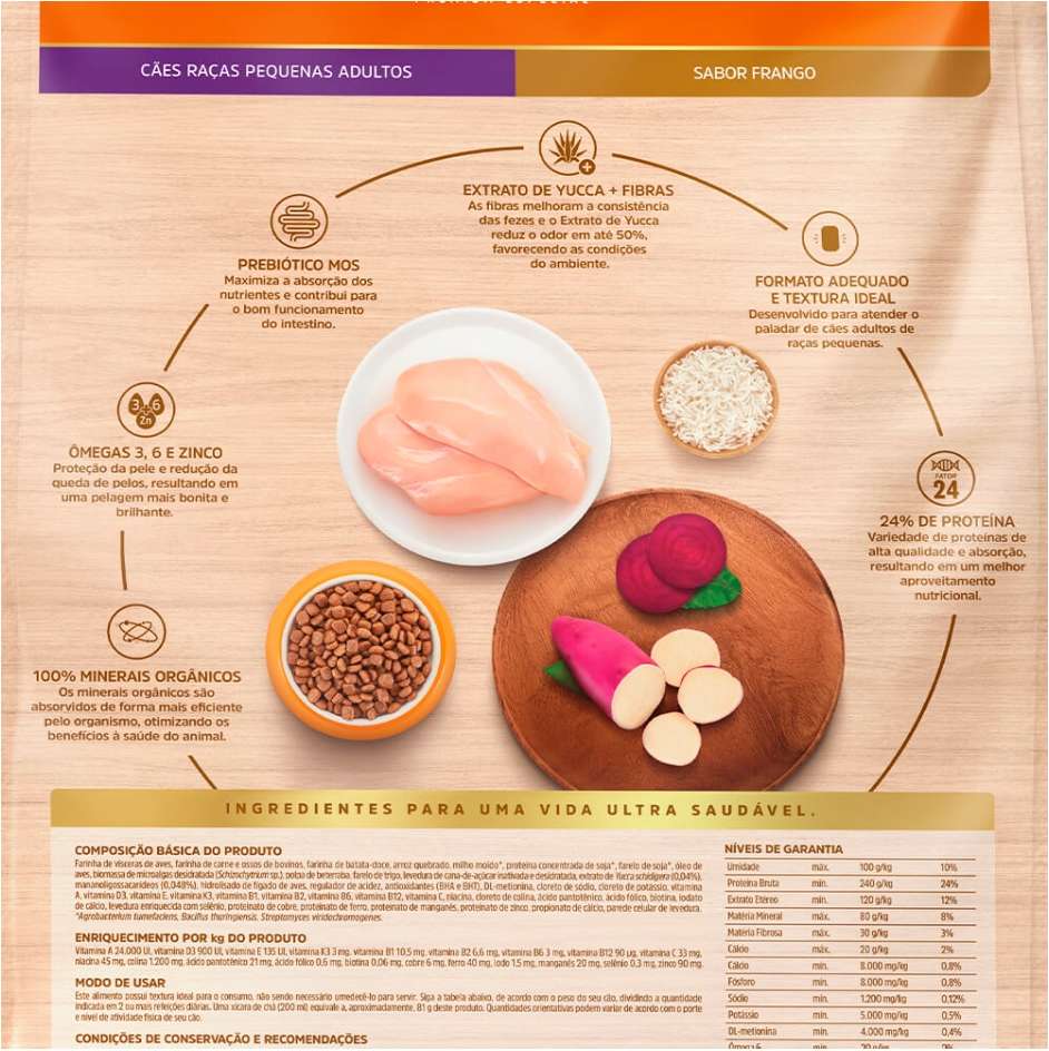 Ração Special Dog Ultralife Frango e Arroz para Cães Adultos Raças Pequenas - 20Kg