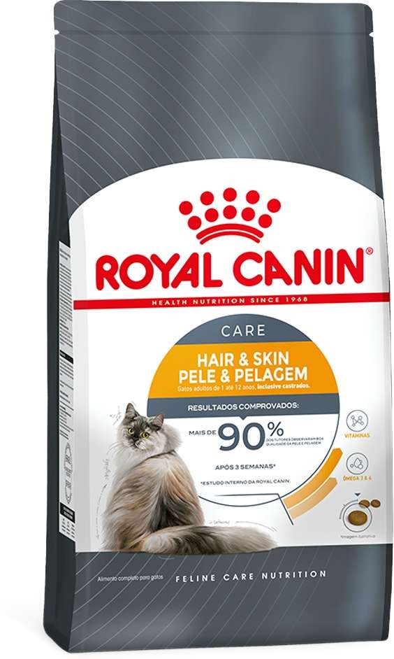 Ração Royal Canin Hair & Skin Care para Gatos Adultos - 1,5Kg