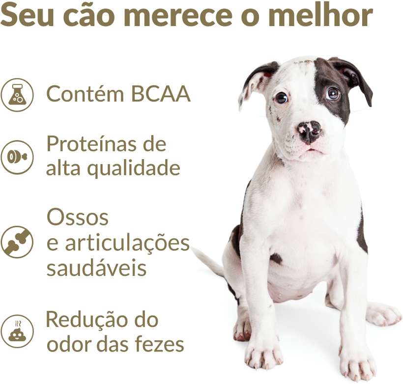 Ração Nutrilus Power+ Frango para Cães Filhotes - 15Kg