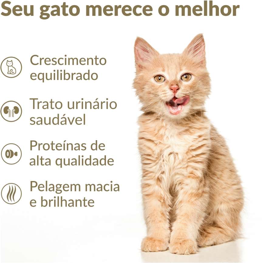 Ração Nutrilus Pro+ Frango para Gatos Filhotes - 10,1Kg