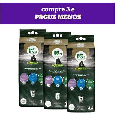 Tapete Higiênico Ecopads para Cães com Atrativo Canino
