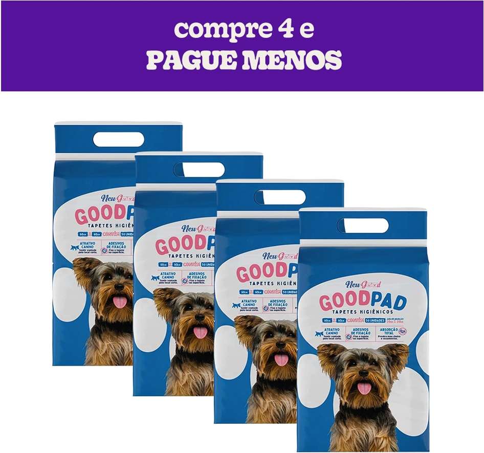 Tapete Higiênico PetLike Good Pad 60 cm - 200 Unidades