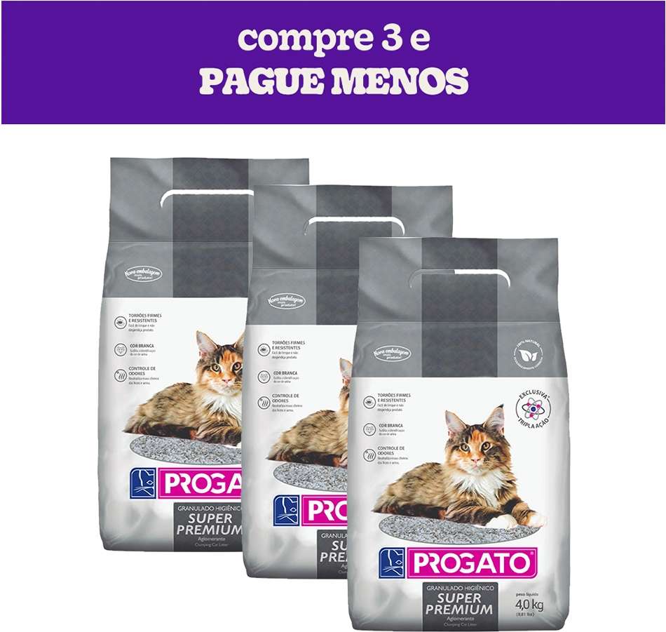 Granulado Sanitário ProGato Super Premium - 12Kg