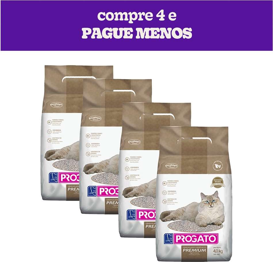 Granulado Higiênico ProGato Premium - 16Kg
