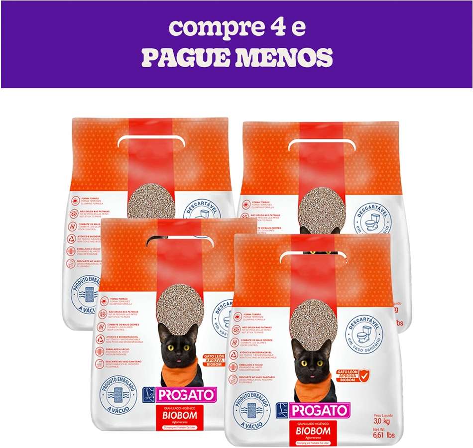 Granulado Higiênico ProGato Sensitive - 12Kg