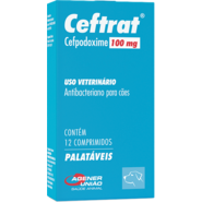 Antibacteriano Agener União Ceftrat para Cães 12 Comprimidos - 100 mg