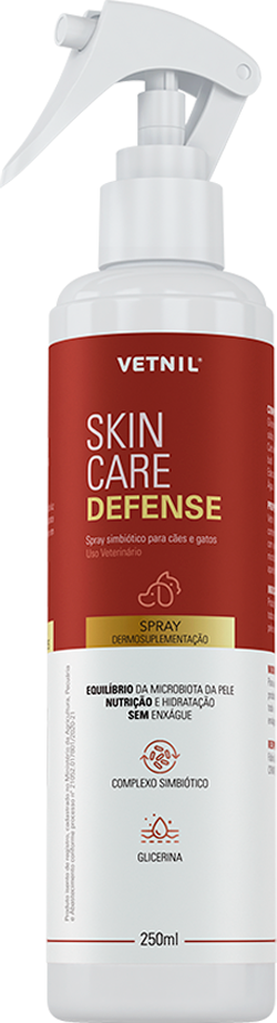 Spray Vetnil Skin Care Defense para Cães e Gatos - 250 mL