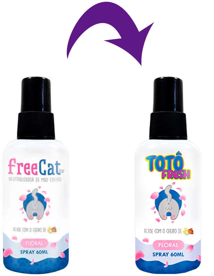 Neutralizador de Odores Totô Fresh Floral - 60 mL