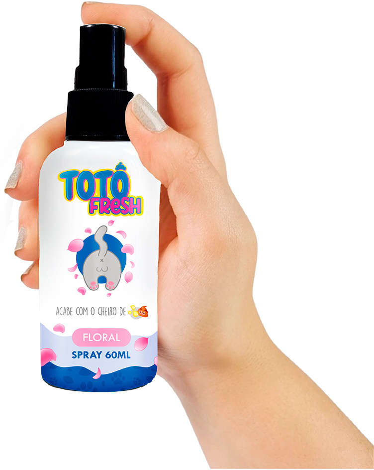 Neutralizador de Odores Totô Fresh Floral - 60 mL