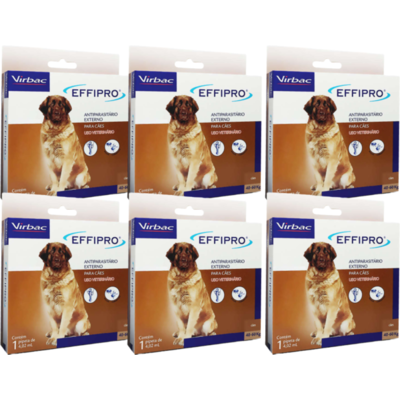 Antipulgas e Carrapatos Virbac Effipro para Cães de 40 até 60 Kg