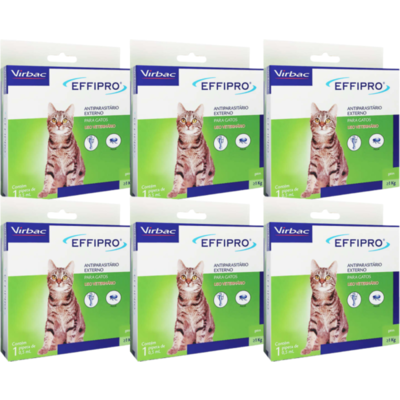 Antipulgas Virbac Effipro para Gatos com 1 Kg ou Mais