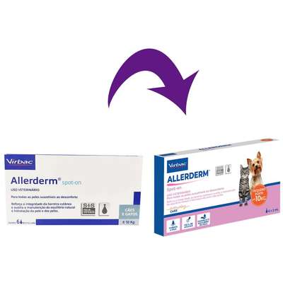 Hidratante Virbac Allerderm Spot On SIS - 2 mL
