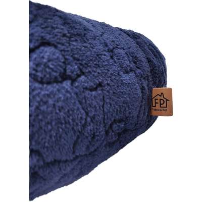 Cama Fábrica Pet Cat Puff Azul para Cães e Gatos