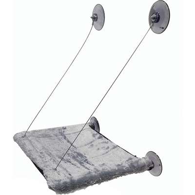 Cama de Janela Fábrica Pet Altezza Cinza para Gatos