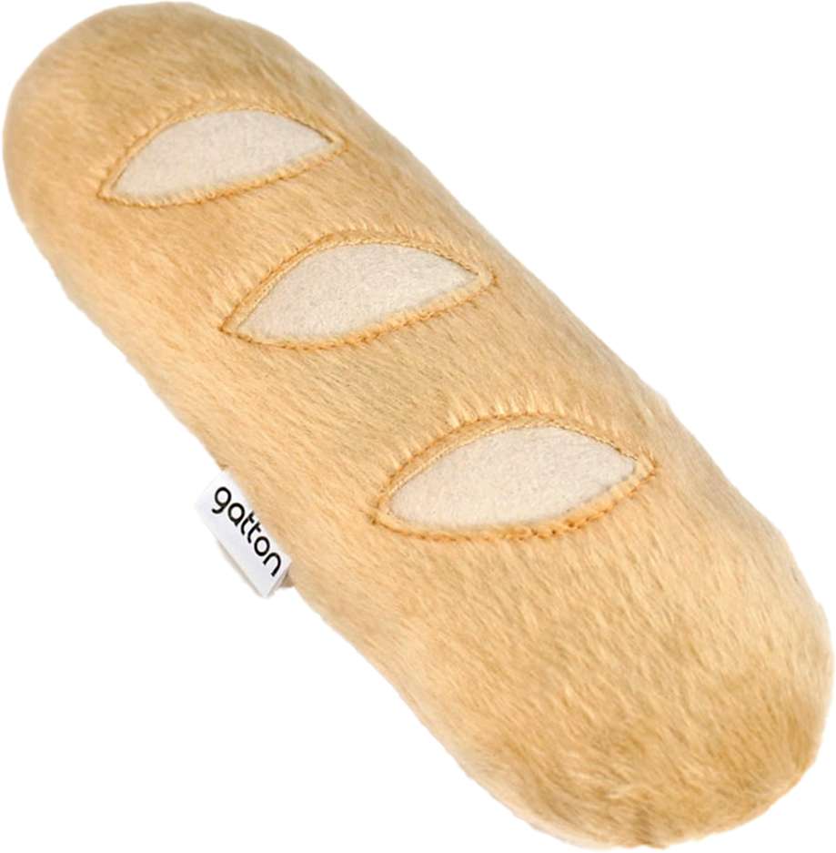 Brinquedo CatFood Big Baguete Pelúcia com Catnip para Gatos - Tam. Único