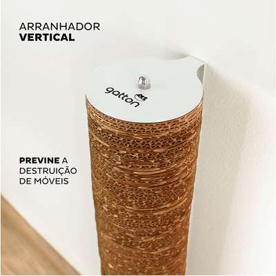 Brinquedo Arranhador CatDance Vertical de Papelão para Gatos