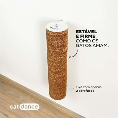 Brinquedo Arranhador CatDance Vertical de Papelão para Gatos