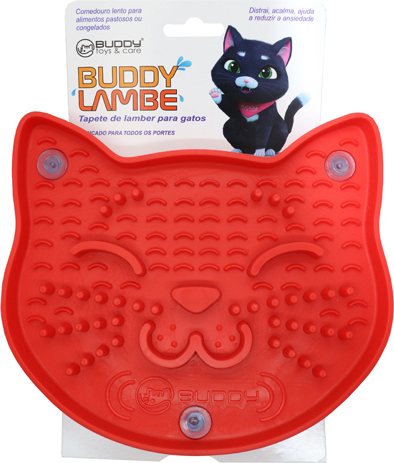 Comedouro Interativo Buddy Toys Buddy Lambe para Gatos - Tam. Único