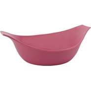 Comedouro Família de Estimação Rosa com 2 Abas para Gatos - Rosa