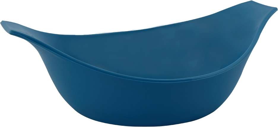 Comedouro Família de Estimação Azul com 2 Abas para Gatos - Azul