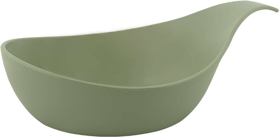 Comedouro Família de Estimação Verde com 1 Aba para Gatos - Verde