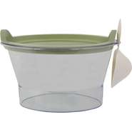 Porta Ração Família de Estimação Verde com Pá Dosadora - 1Kg